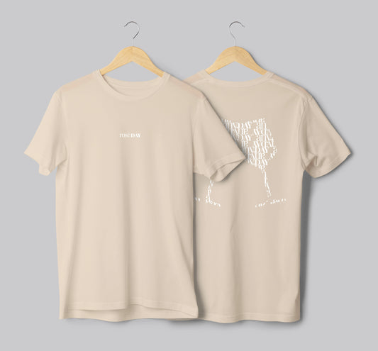 Roséday Tee - Natural White